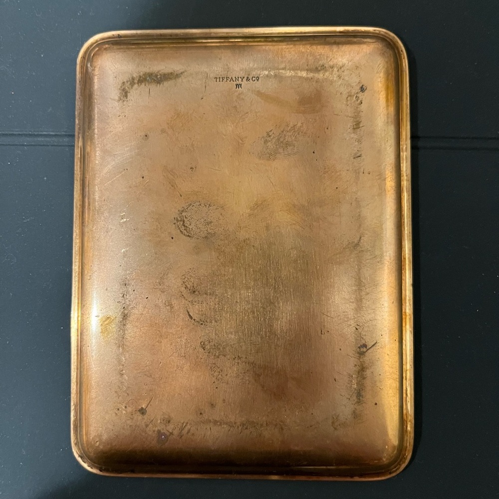 Tiffany & Co Reverse Etched Copper Invitation Plate - Picture 2 of 7
